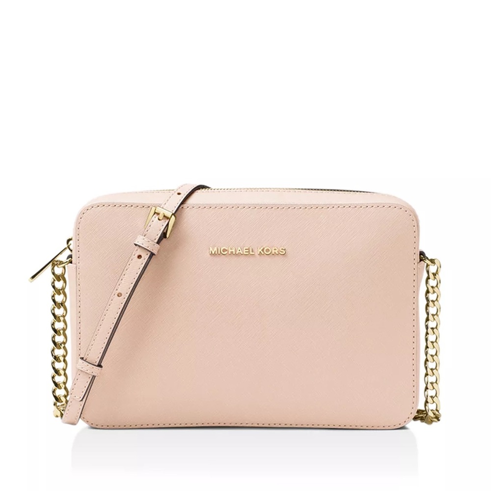Michael Kors Jet Set Large Leather Crossbody